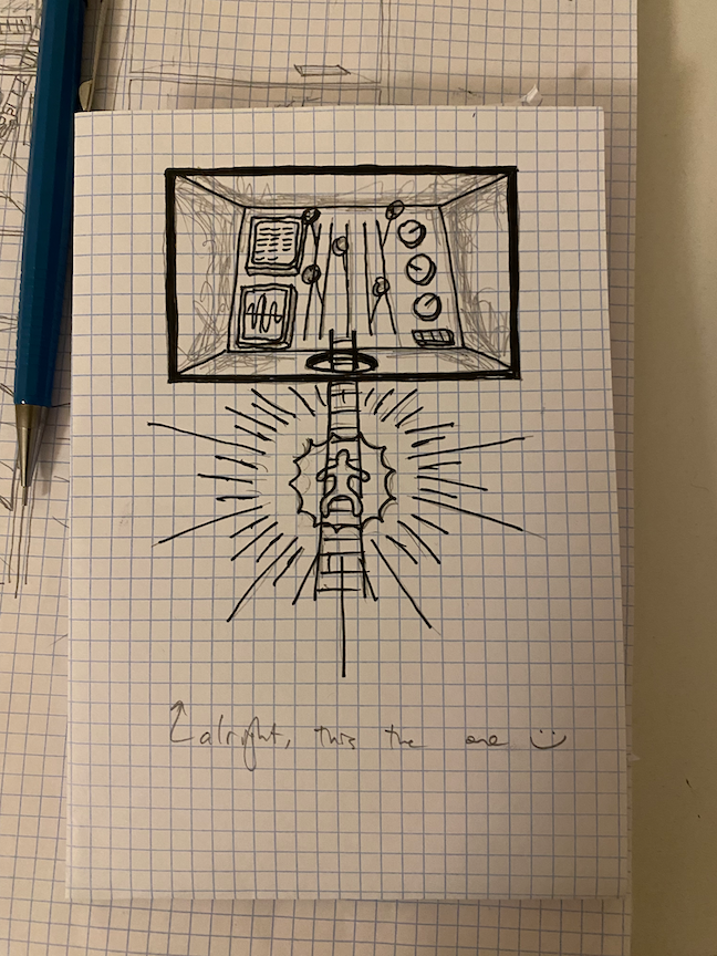 Learning to go Downstairs sketch